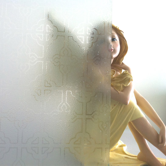 ACID ETCHED PATTERN GLASS