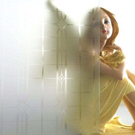 ACID ETCHED PATTERN GLASS