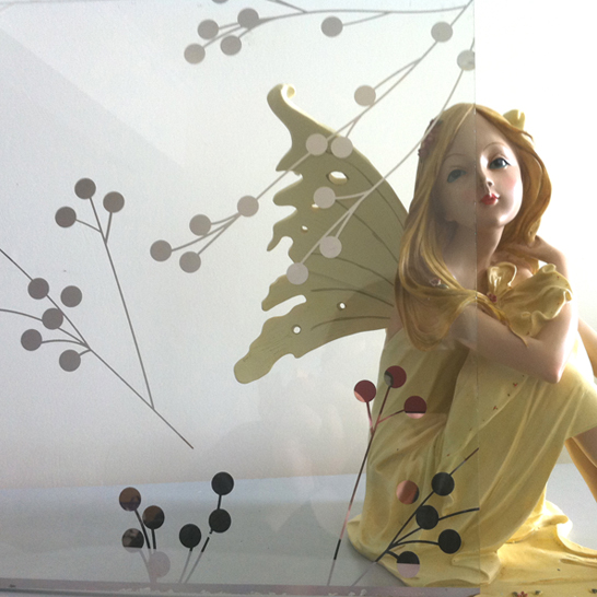 ACID ETCHED PATTERN GLASS